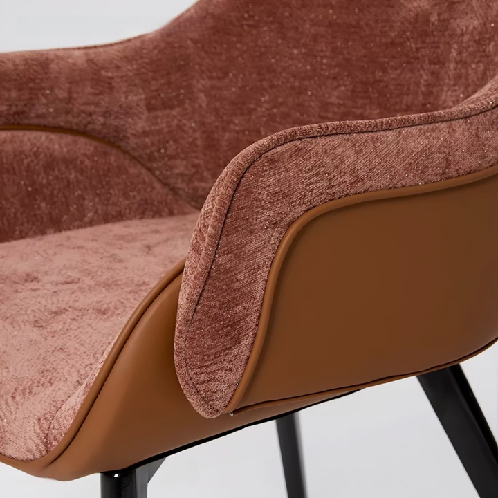 CEDRICK Modern Fabric Dining Armchair - Urban Mood Singapore
