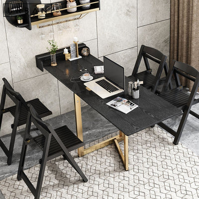 CELAN Modern Extendable Solid Wood Dining Table