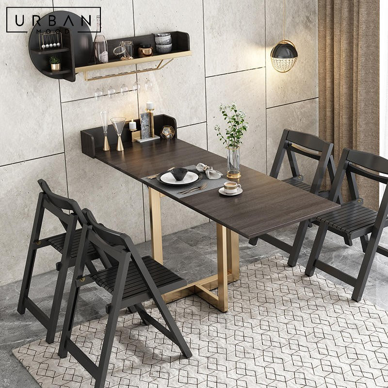 CELAN Modern Extendable Solid Wood Dining Table