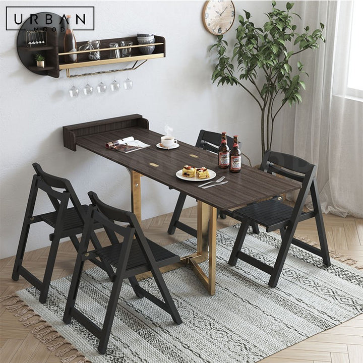 CELAN Modern Extendable Solid Wood Dining Table