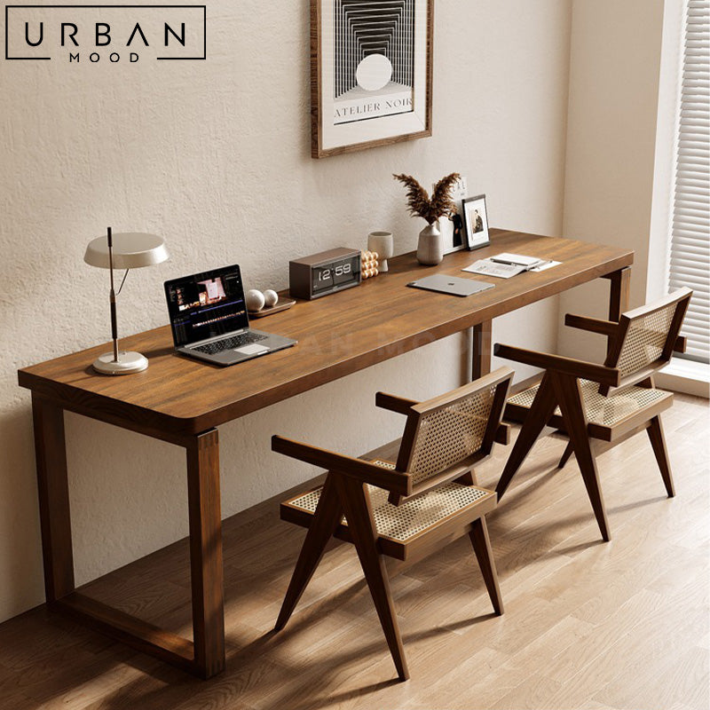 CELES Solid Wood Study Table