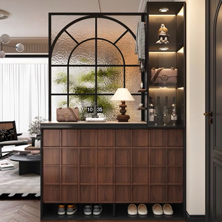 CELESTIA Modern Entryway Partition Shoe Cabinet - Urban Mood Singapore