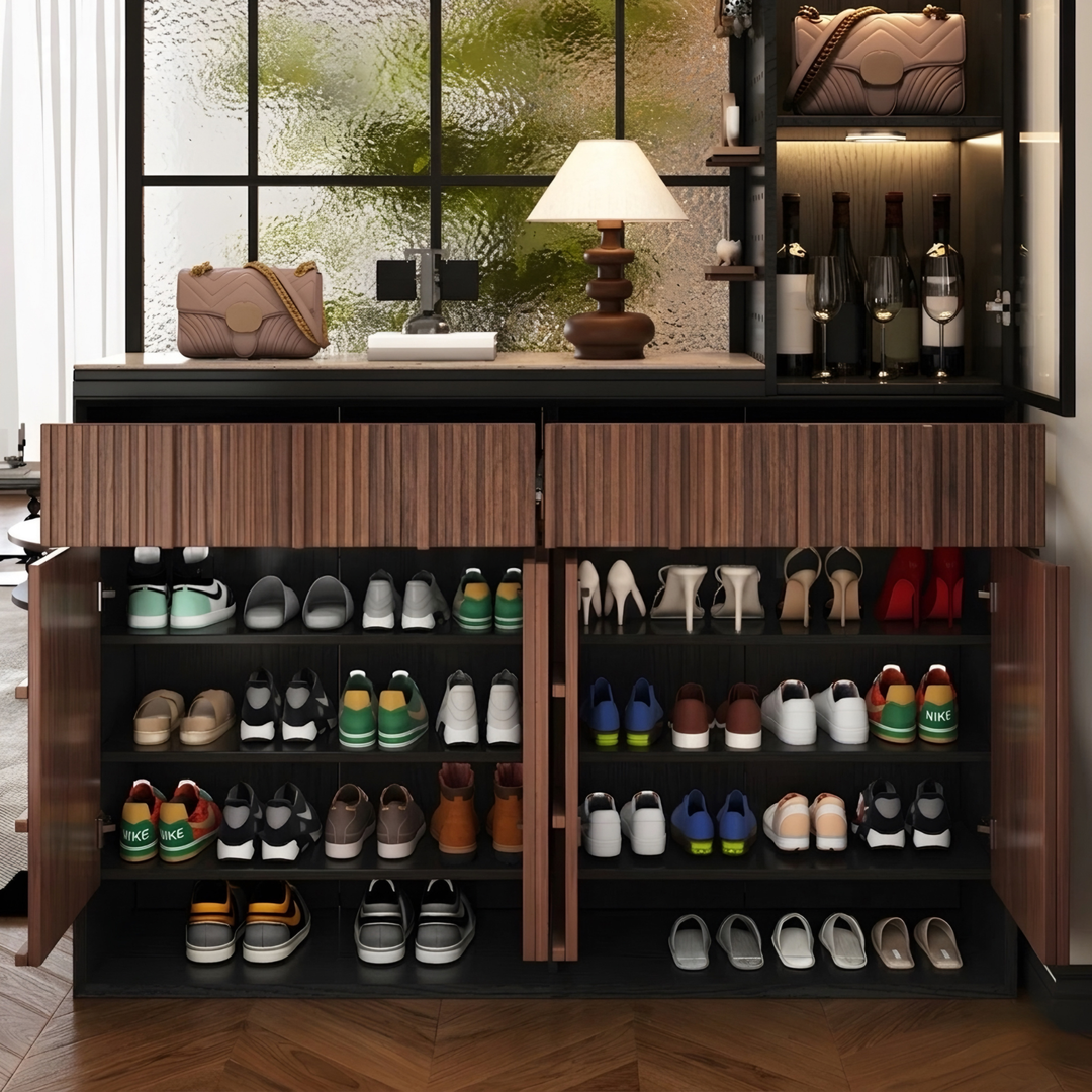 CELESTIA Modern Entryway Partition Shoe Cabinet - Urban Mood Singapore