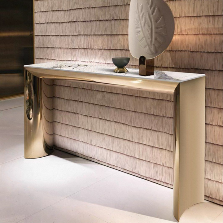 CELINA Modern Sintered Stone Console Table - Urban Mood Singapore