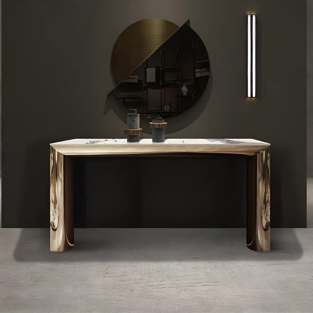 CELINA Modern Sintered Stone Console Table - Urban Mood Singapore