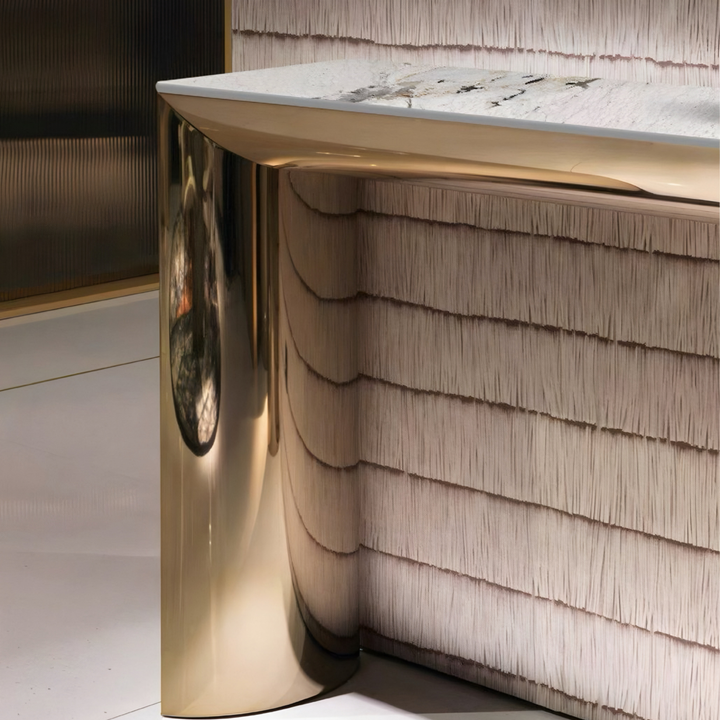 CELINA Modern Sintered Stone Console Table - Urban Mood Singapore