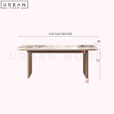 CELLA Modern Sintered Stone Dining Table