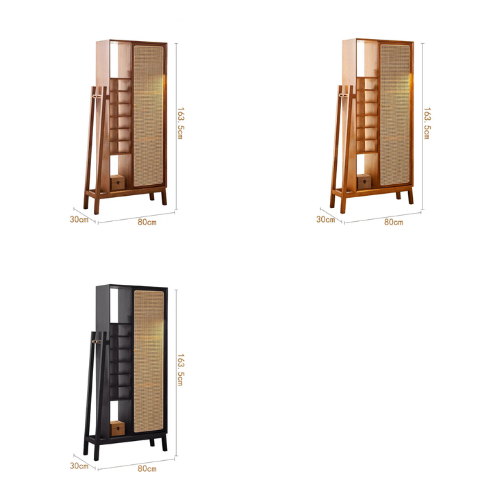 CELVINA Rattan Display Cabinet - Urban Mood Singapore