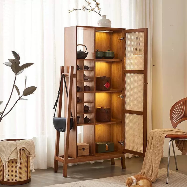 CELVINA Rattan Display Cabinet - Urban Mood Singapore