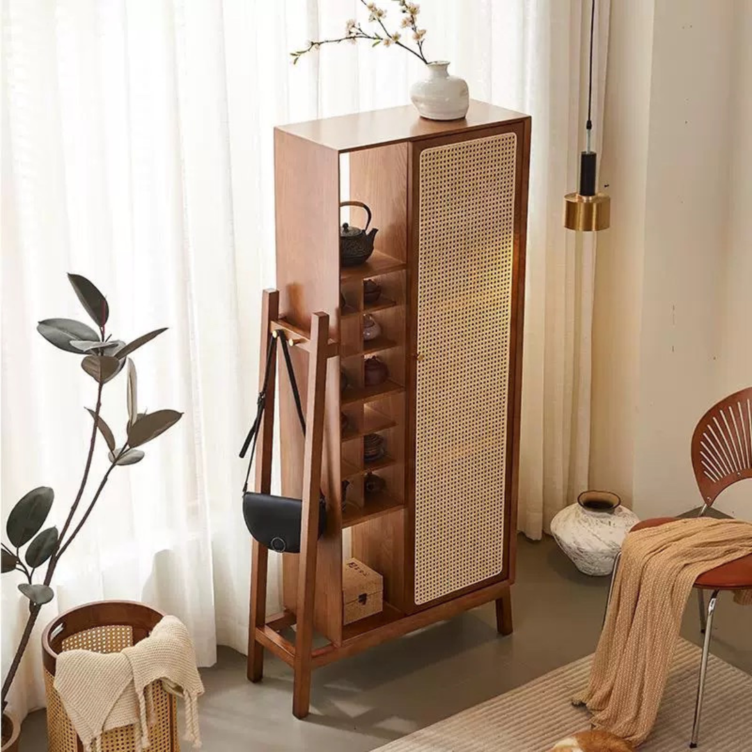 CELVINA Rattan Display Cabinet - Urban Mood Singapore