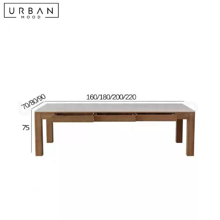 CHARM Modern Solid Wood Dining Table