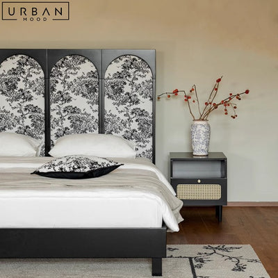 CHAGAS Oriental Solid Wood Bedframe