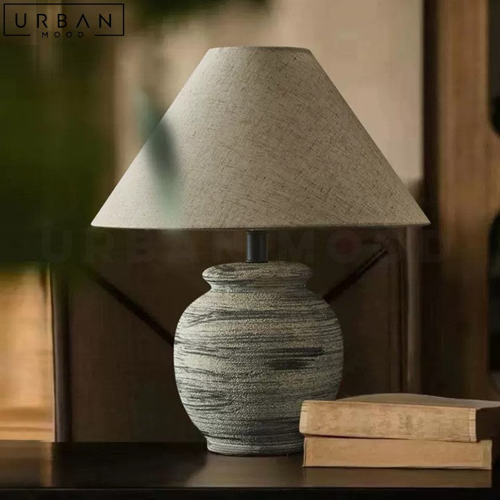 MYLA Japandi Ceramic Table Lamp