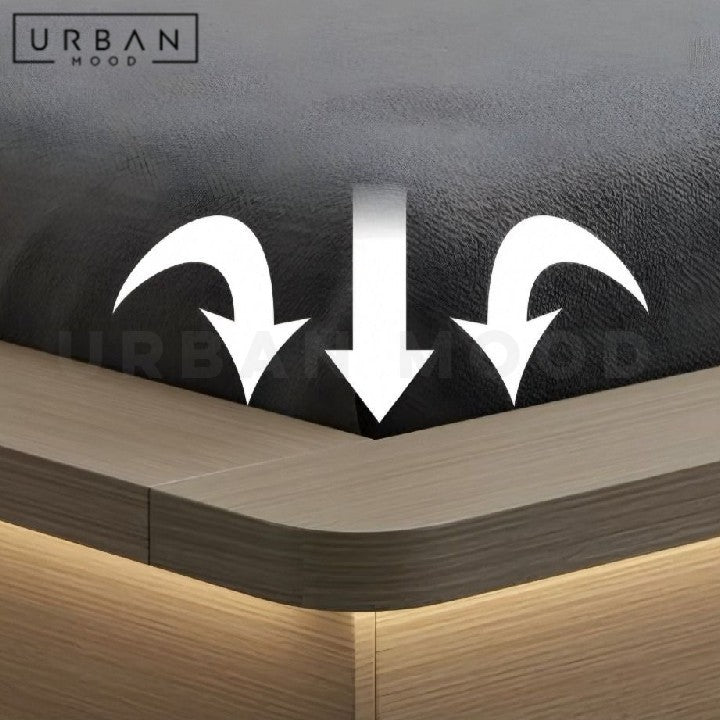 CHARITY Modern Japanese Storage Bed