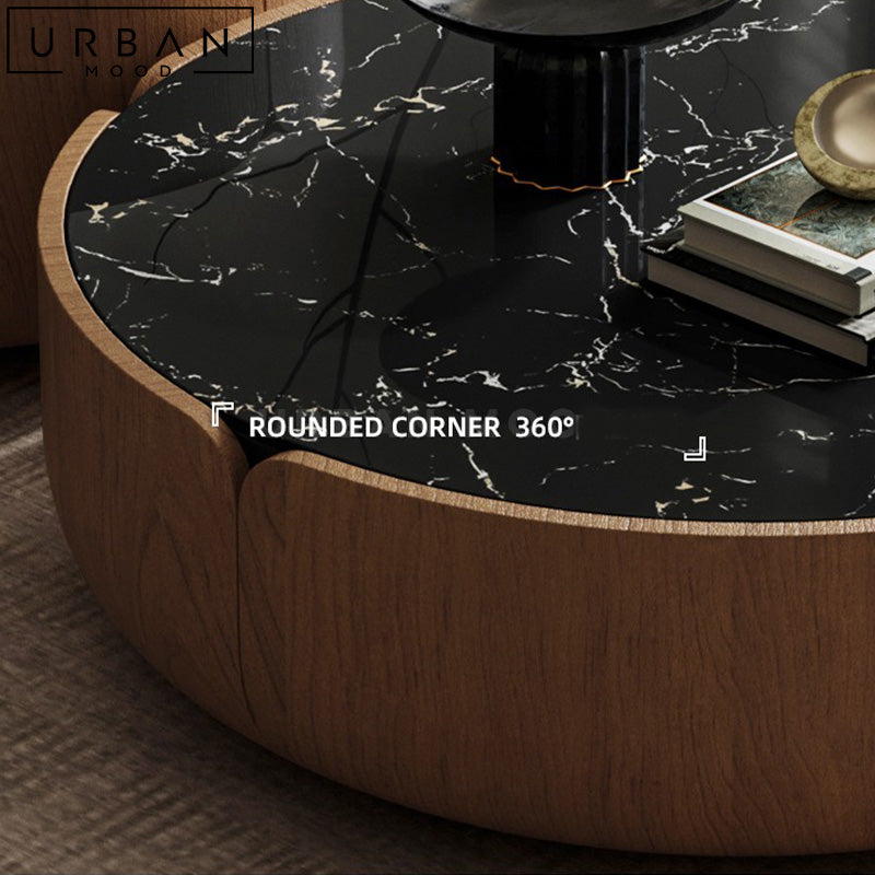 CHARLE Modern Marble Coffee Table