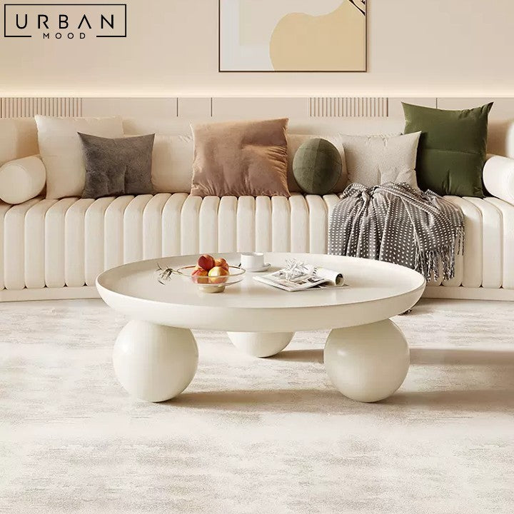 CHAR Japandi Round Coffee Table