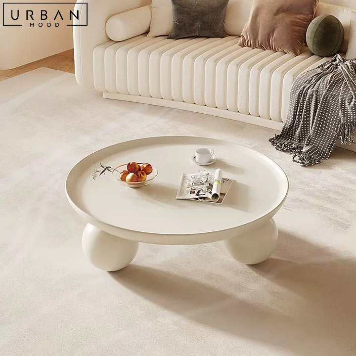 CHAR Japandi Round Coffee Table