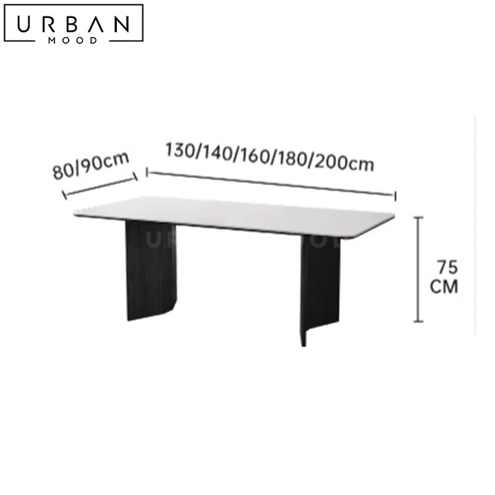 CHATTER Modern Sintered Stone Dining Table