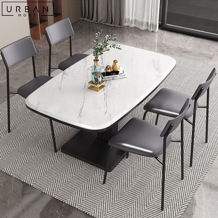 CHAZO Modern Convertible Sintered Stone Coffee / Dining Table