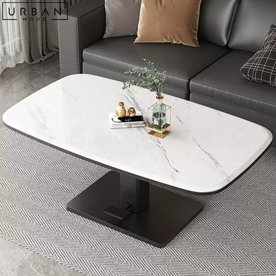 CHAZO Modern Convertible Sintered Stone Coffee / Dining Table