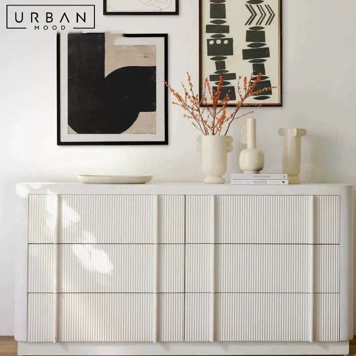 CHAVEZ Modern Solid Wood Chest Of Drawers