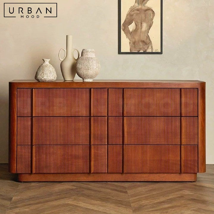 CHAVEZ Modern Solid Wood Chest Of Drawers