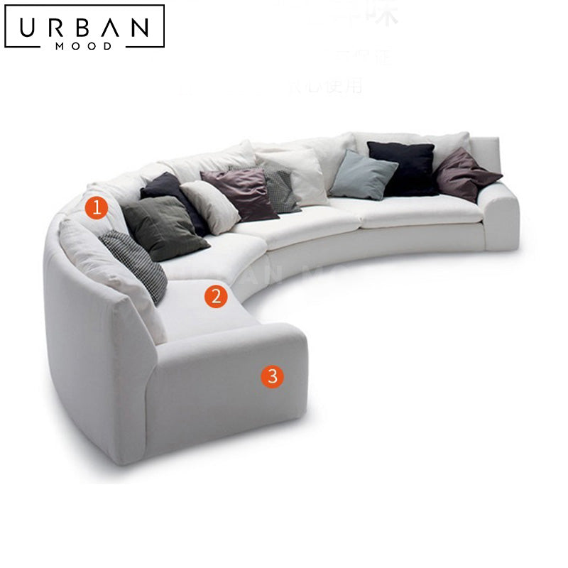 CHELE Modern Fabric Sofa