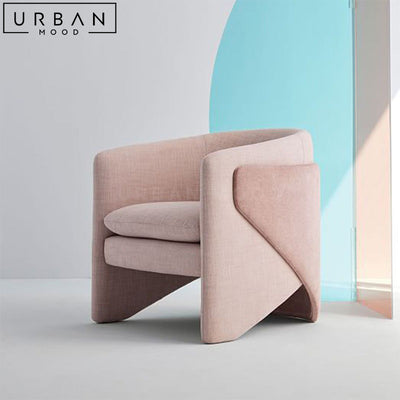 CHELSOM Modern Fabric Leisure Chair