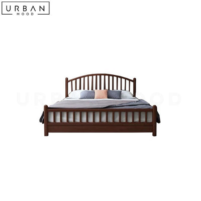 CHINE Japandi Solid Wood Bedframe