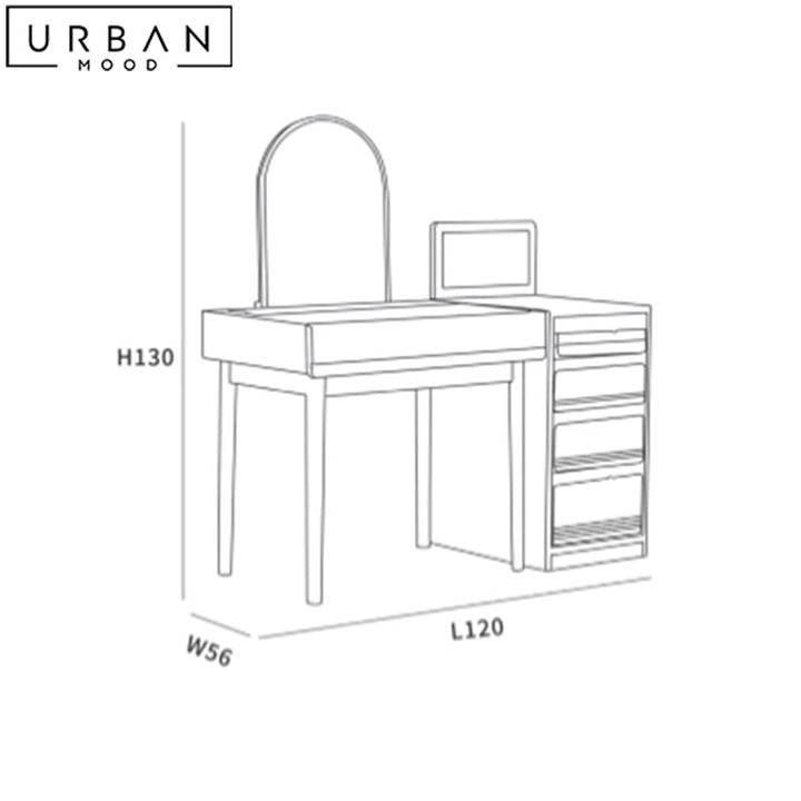 CHOCK Modern Vanity Table Set