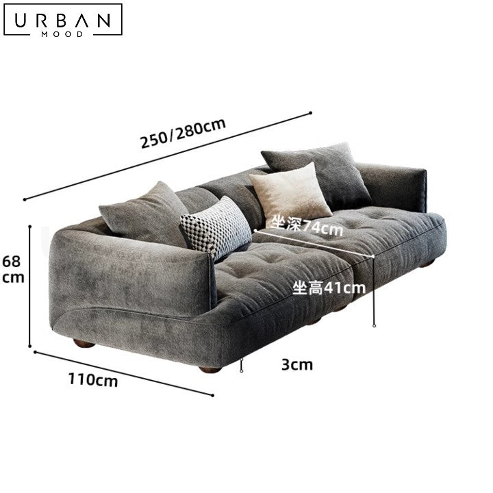 CHRISTO Modern Velvet Sofa