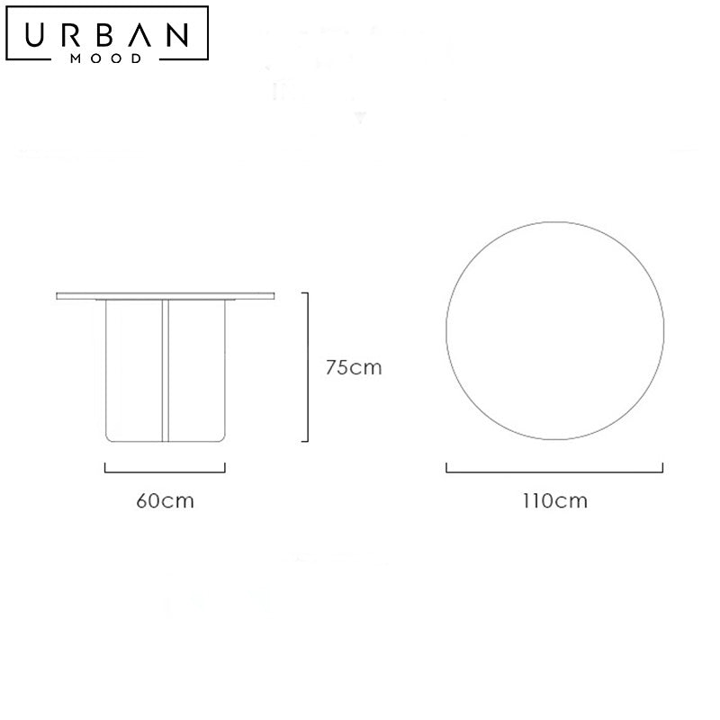 CHAS Modern Round Dining Table