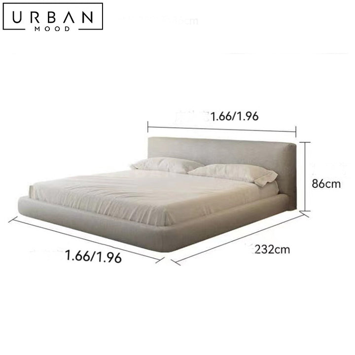 CIRAN Modern Fabric Bedframe