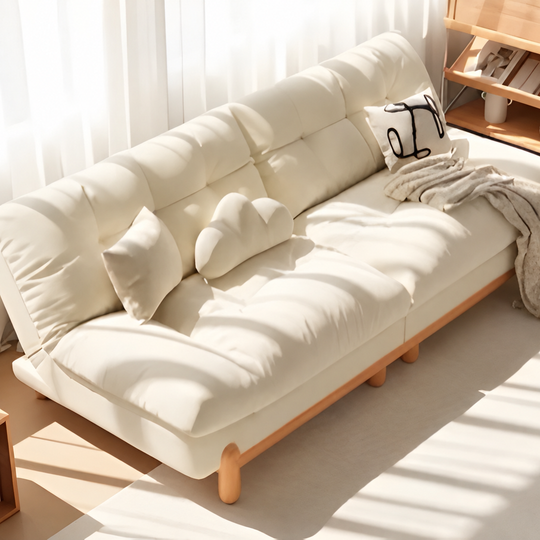 CIRCA Modern Scratch Proof Suede Fabric Sofa - Urban Mood Singapore