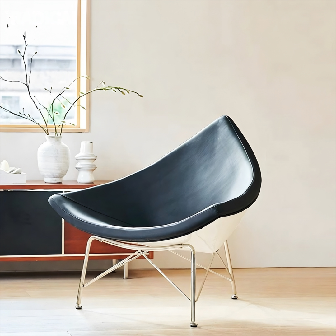 CLARVESS Modern Coconut Lounge Chair - Urban Mood Singapore