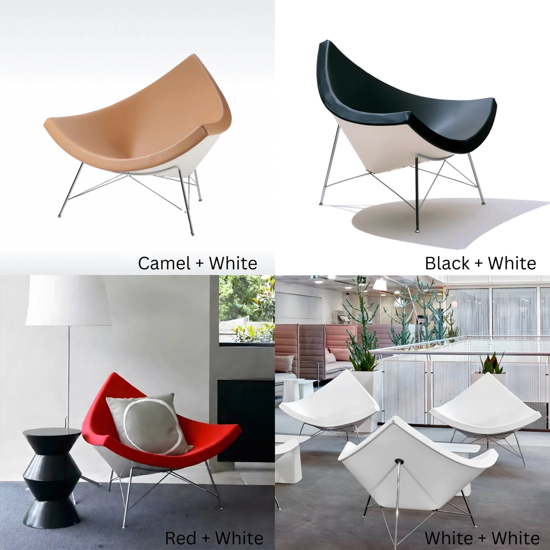 CLARVESS Modern Coconut Lounge Chair - Urban Mood Singapore