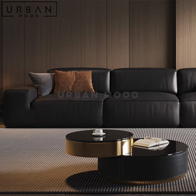 CLIF Modern Leather Sofa