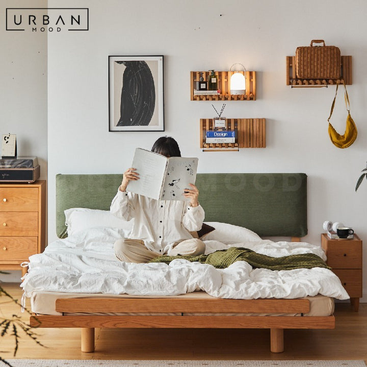 CLOUDIA Modern Solid Wood Bedframe