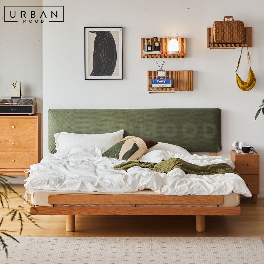 CLOUDIA Modern Solid Wood Bedframe