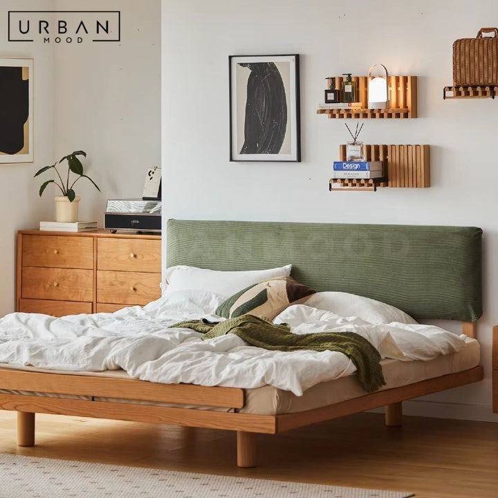 CLOUDIA Modern Solid Wood Bedframe