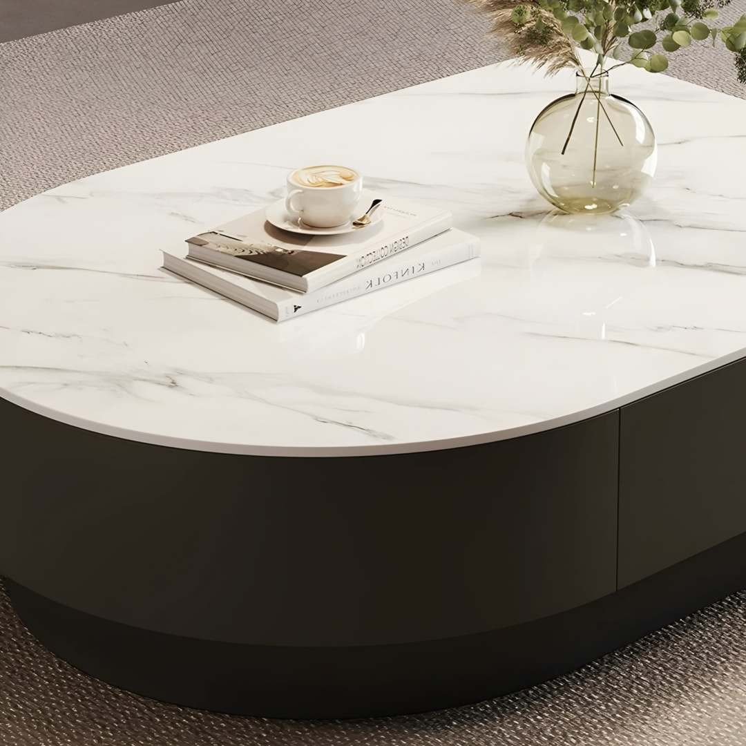 CLOVEN Modern Sintered Stone Nesting Coffee Tables - Urban Mood Singapore
