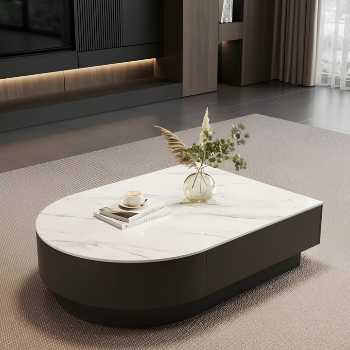 CLOVEN Modern Sintered Stone Nesting Coffee Tables - Urban Mood Singapore