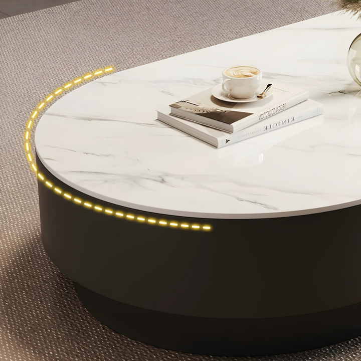 CLOVEN Modern Sintered Stone Nesting Coffee Tables - Urban Mood Singapore