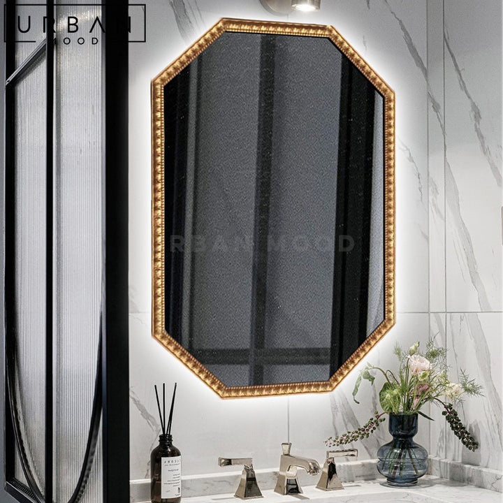 CLOVES Modern LED Wall Mirror