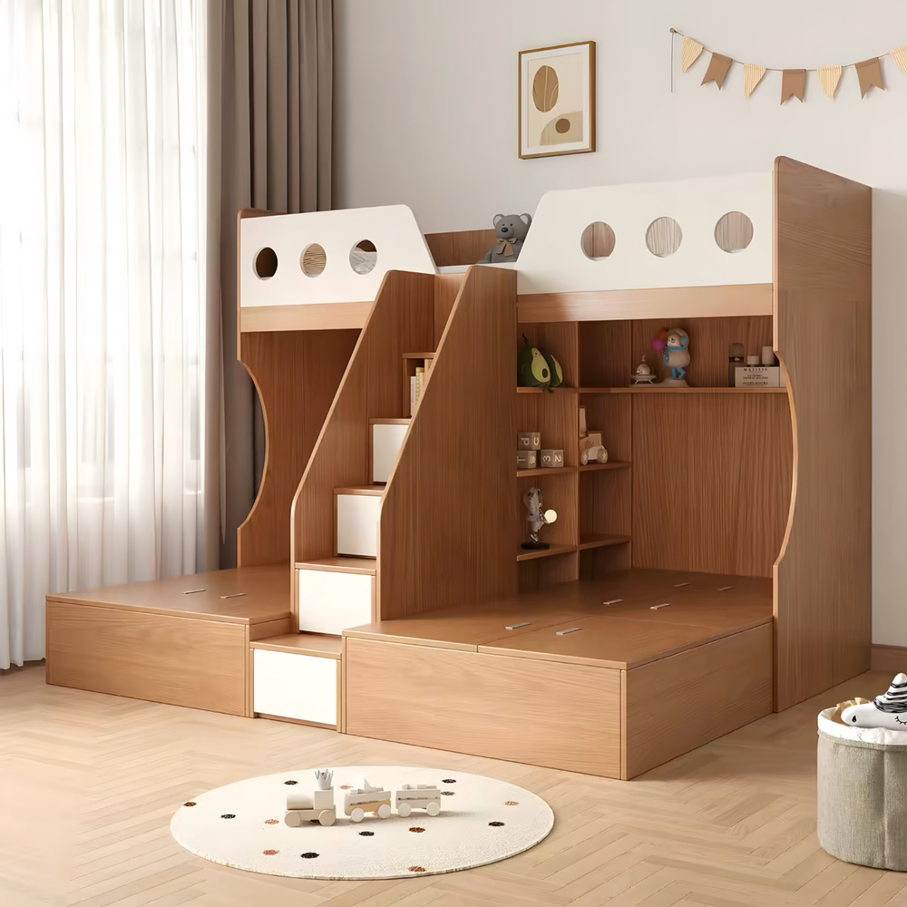 COCOMO Japandi Double Decker Bedframe - Urban Mood Singapore