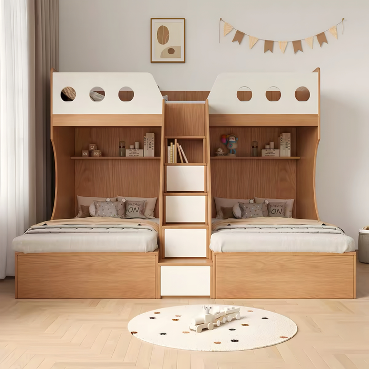 COCOMO Japandi Double Decker Bedframe - Urban Mood Singapore