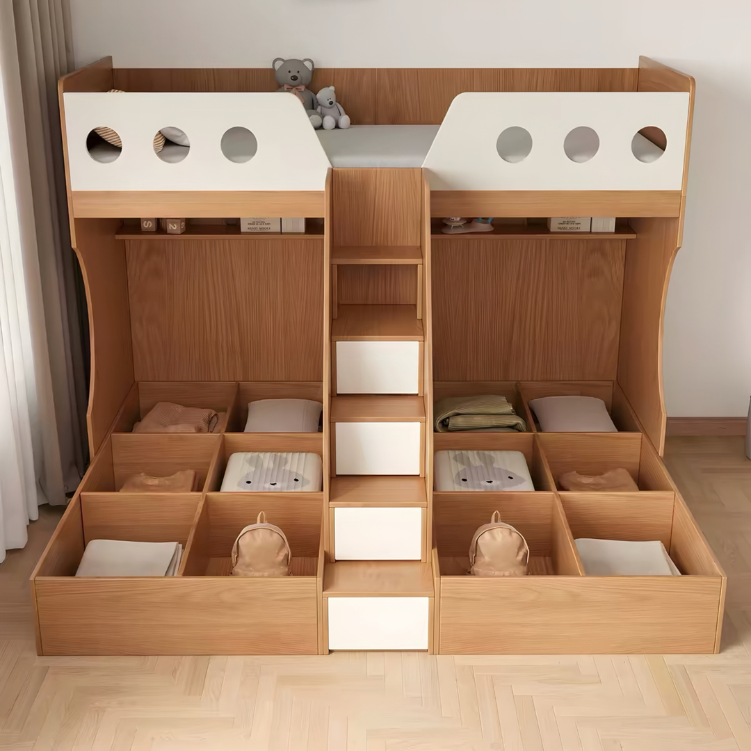 COCOMO Japandi Double Decker Bedframe - Urban Mood Singapore
