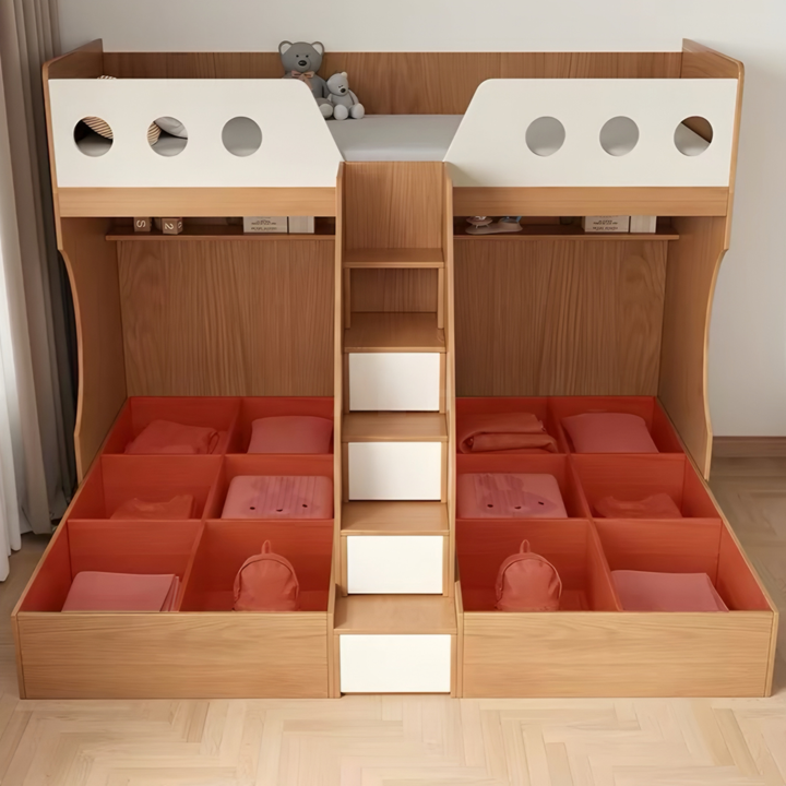 COCOMO Japandi Double Decker Bedframe - Urban Mood Singapore