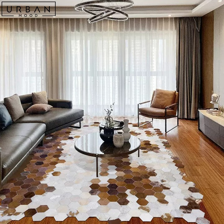 COELHO Modern Cowhide Rug