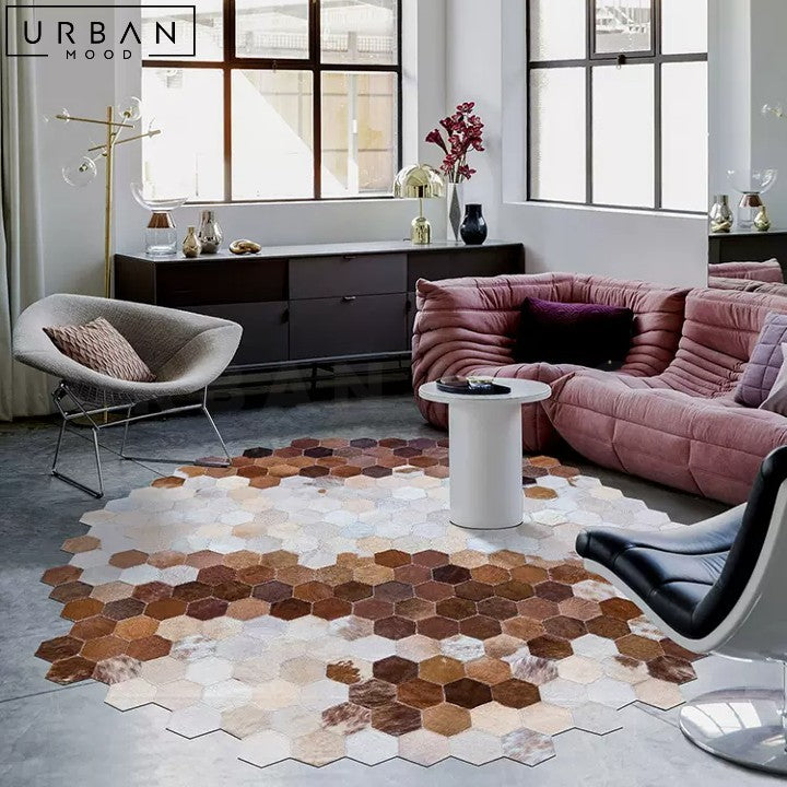 COELHO Modern Cowhide Rug